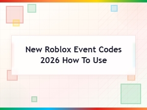 New Roblox Event Codes 2026: How to Redeem and Use Them