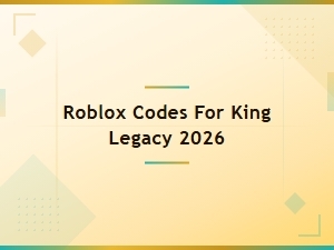 Roblox King Legacy Codes 2026 - Latest Working Codes & Rewards